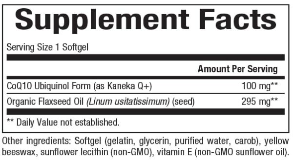 Nutritional Facts label